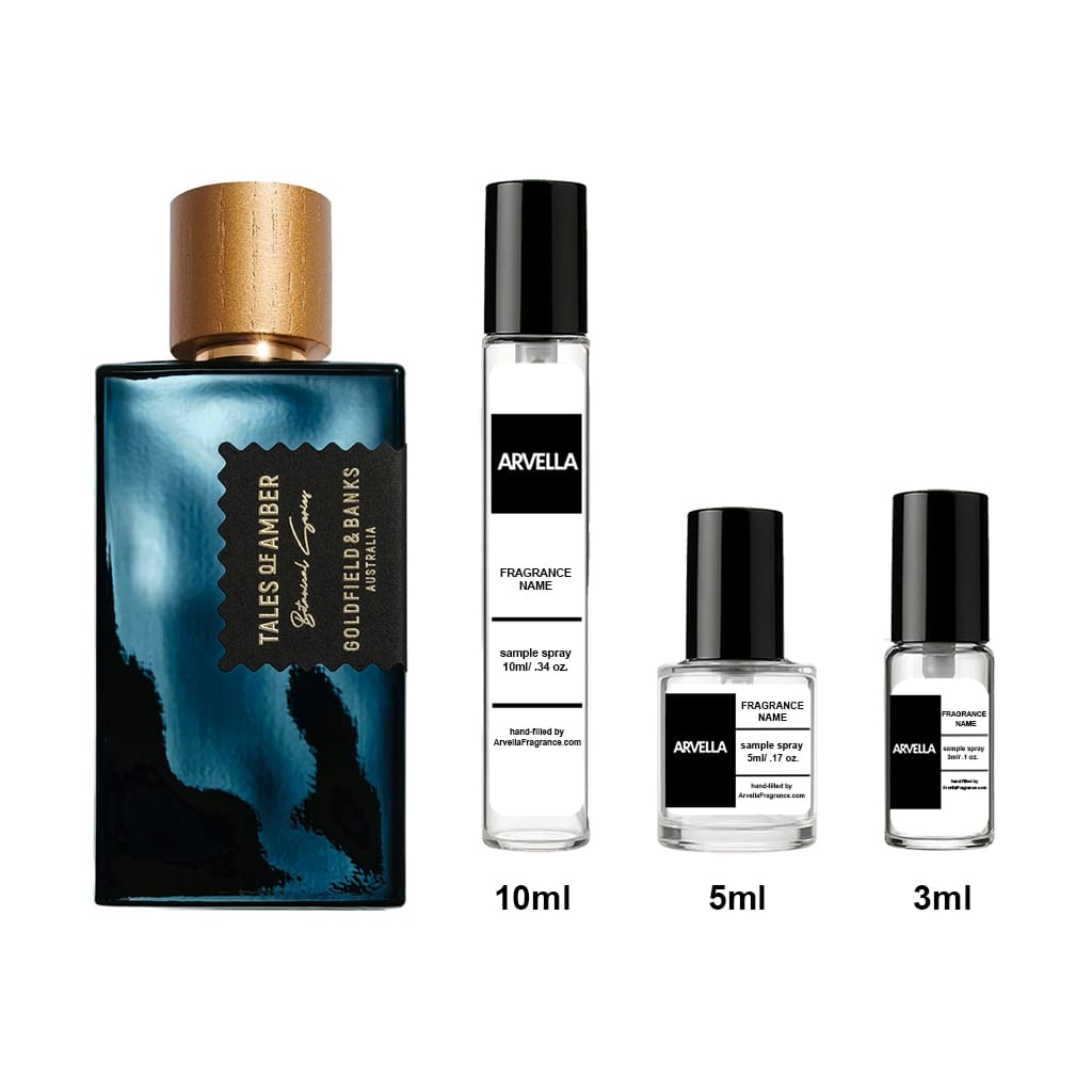 Goldfield & Banks Tales of Amber Sample 10ml Spray - Arvella Fragrance